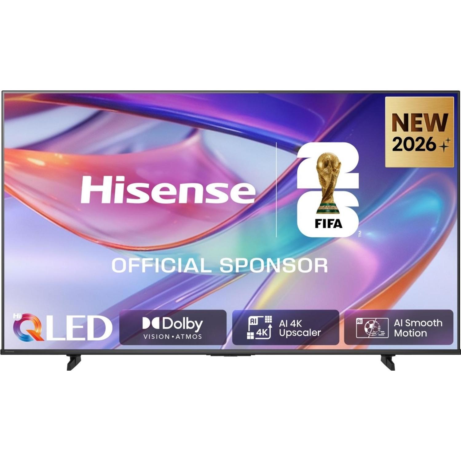 Hisense 43Q7stuk 43 Inch 4K Qled Smart Tv Ultra Hd Hdr Freely & Dolby Vision Black, Laptops Direct - 43Q7STUK