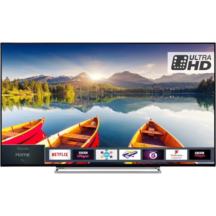 Toshiba 43U5863DB 43" 4K Ultra HD Smart HDR LED TV with Freeview Play and Dolby Vision