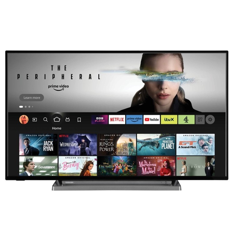 Refurbished Toshiba 43" 4K Ultra HD with HDR10 Freeview HD LED Smart TV