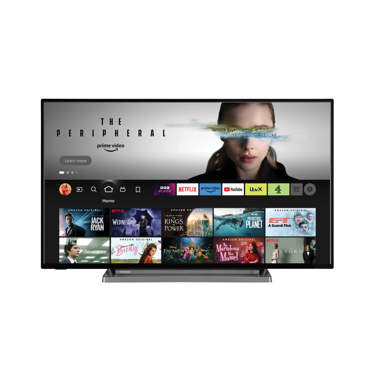 Refurbished Toshiba 43" 4K Ultra HD with HDR10 Freeview HD LED Smart TV
