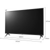 Refurbished LG 43&quot; 4K Ultra HD with HDR LED Freeview Play Smart TV without Stand