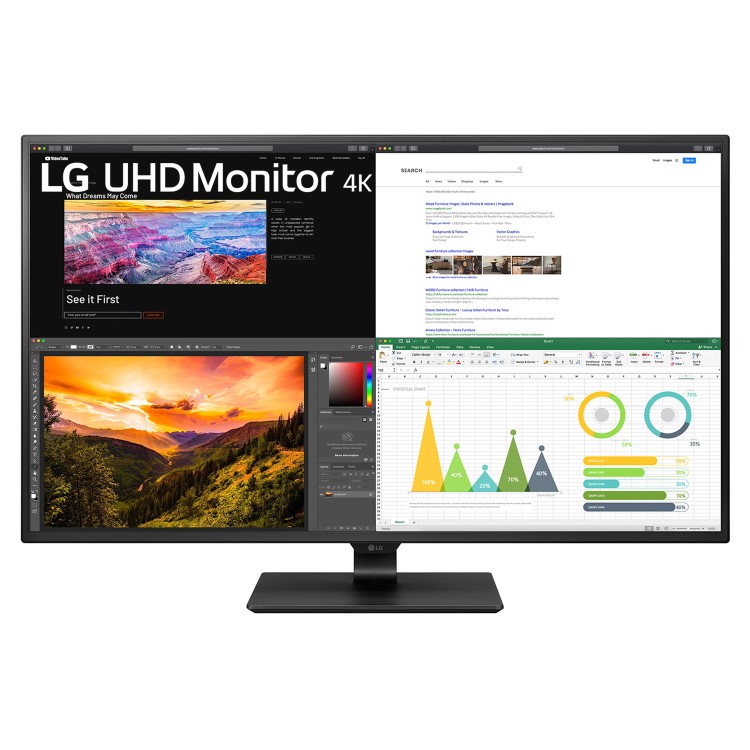 Refurbished LG 43UN700-B 42.5" IPS 4K UHD USB-C Monitor
