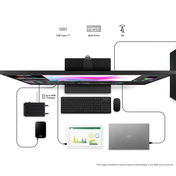 Refurbished LG 43UN700-B 42.5" IPS 4K UHD USB-C Monitor