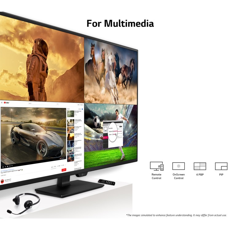 Refurbished LG 43UN700-B 42.5" IPS 4K UHD USB-C Monitor