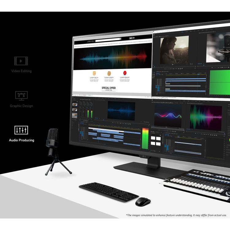Refurbished LG 43UN700-B 42.5" IPS 4K UHD USB-C Monitor