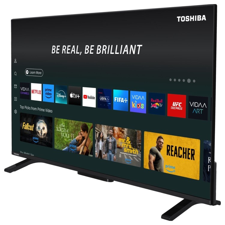 Toshiba 43UV2F53DBU 43-Inch 4K UHD Smart TV  Dolby Vision HDR10 & VIDAA OS