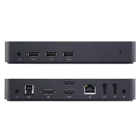 dell Docking station Laptop USB 3.0 Ultra HD Triple Video Dock D3100 includes