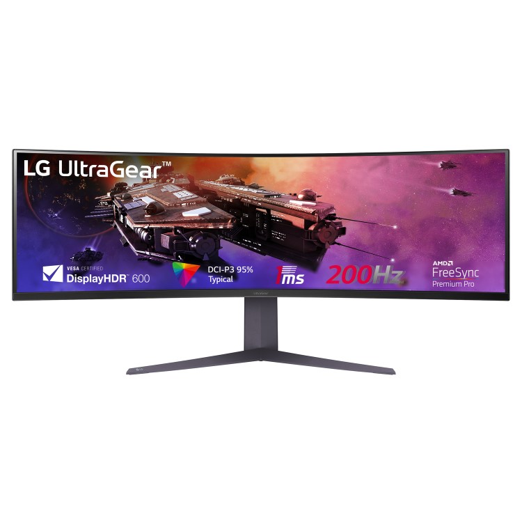 LG 45GR75DC UltraGear 45" QHD 200Hz VA Curved Gaming Monitor