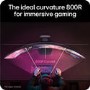 LG UltraGear evo GX9 45GX950B 45" OLED 5K2K 165Hz 0.03ms Curved Gaming Monitor with AI Upscaling
