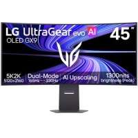LG UltraGear evo GX9 45GX950B 45" OLED 5K2K 165Hz 0.03ms Curved Gaming Monitor with AI Upscaling