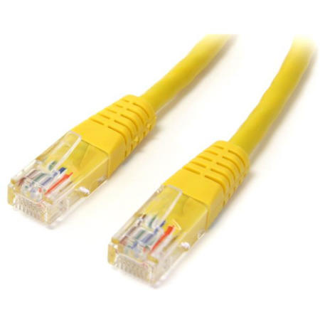 StarTech.com 10 ft Cat5e Yellow Snagless RJ45 UTP Cat 5e Patch Cable - 10ft Patch Cord