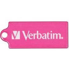 Verbatim 47424 8GB Micro USB Memory Stick - Hot Pink