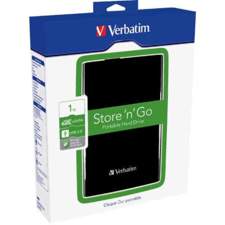 Verbatim 1TB USB 3.0 External Hard Drive - Black