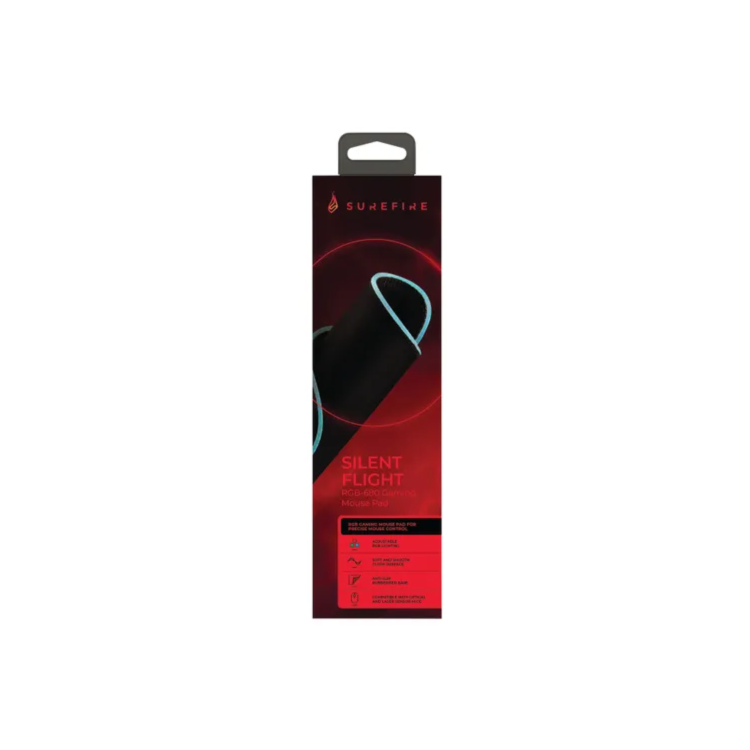 SureFire Silent Flight RGB-680 Gaming Mouse Pad