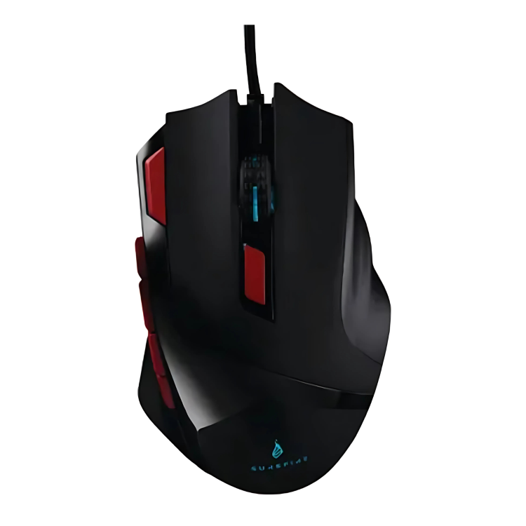 SureFire Eagle Claw RGB Wired 9-Button Gaming Mouse Black