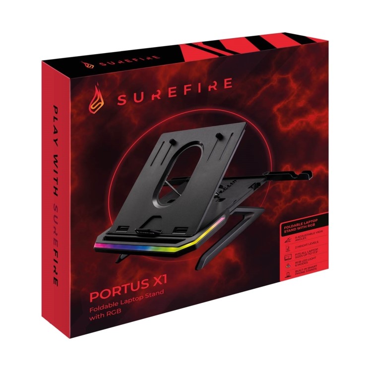 SureFire Portus X1 RGB Gaming Laptop Stand