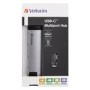 Verbatim USB-C Multiport Hub with USB 3.1 Gen 1 USB 3.0 HDMI RJ45