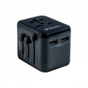 49543 Verbatim 10A 2500W AC Travel Adapter