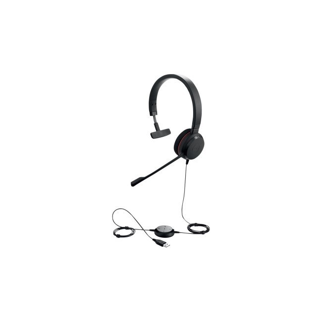 Jabra Evolve 20 Double Sided On-ear Mono USB with Microphone Headset