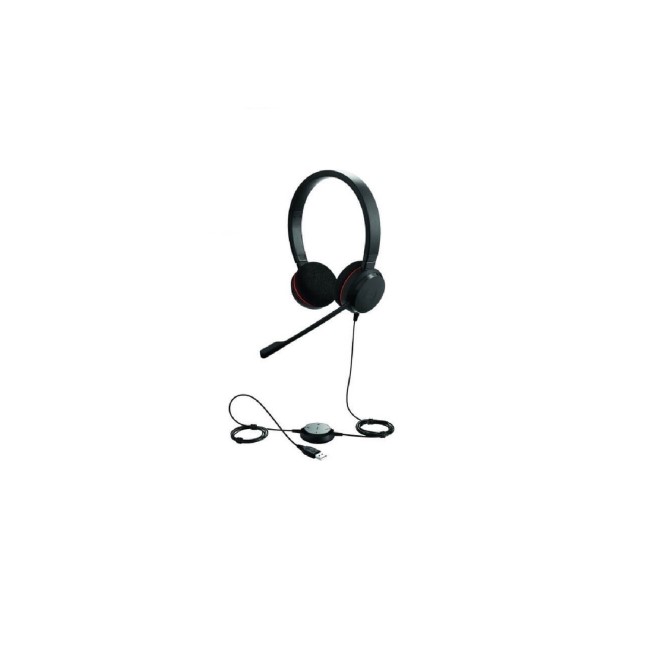 Jabra Evolve 20 Double Sided On-ear Stereo USB with Microphone Headset