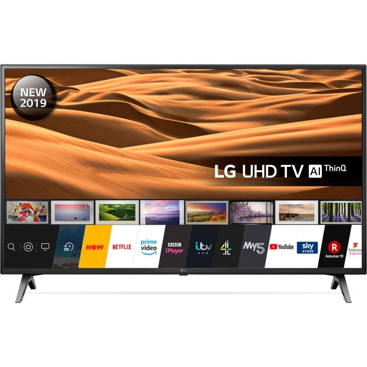 LG 49UM7100PLB 49" 4K Ultra HD Smart HDR LED TV with Freeview Play