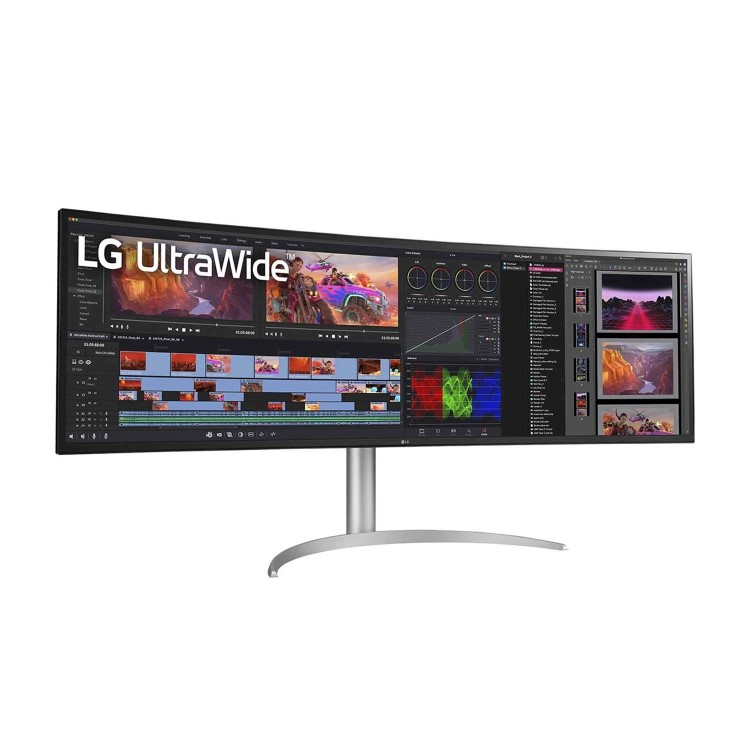 Refurbished LG 49WQ95C-W 49" IPS UWQHD FreeSync/G-Sync Curved Monitor