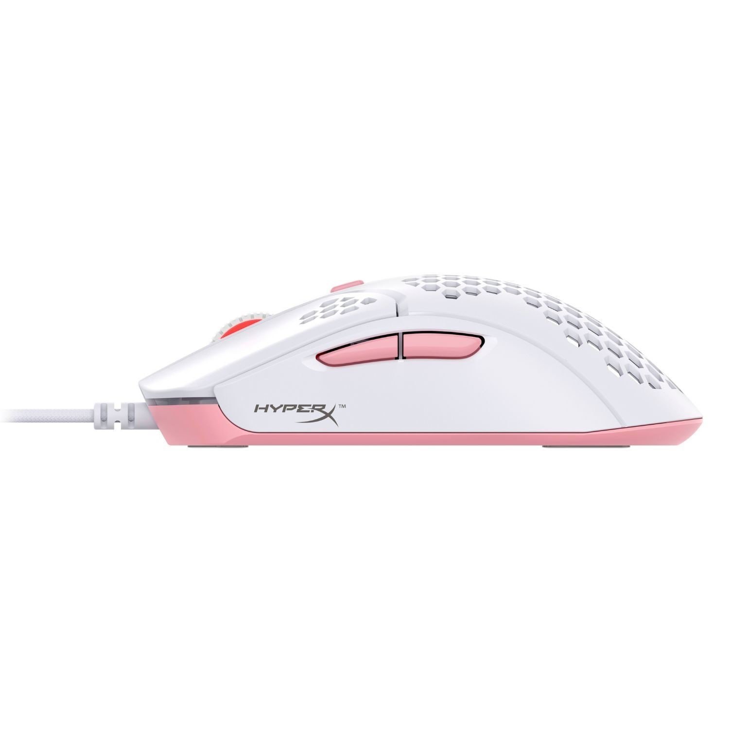 ハイパーX HyperX 4P5E4AA PINK HyperX Pulsefire Haste Gaming Mouse - White \u0026 Pink - Laptops Direct