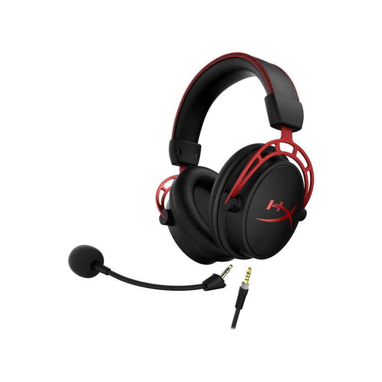HyperX Cloud Alpha Wired Gaming Headset Black and Red