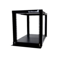 12U Adjustable 4 Post Open Server Equipment Rack