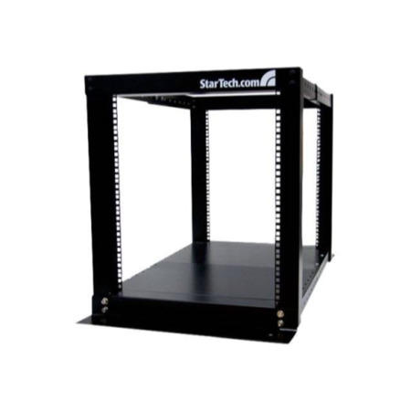 12U Adjustable 4 Post Open Server Equipment Rack
