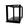 12U Adjustable 4 Post Open Server Equipment Rack