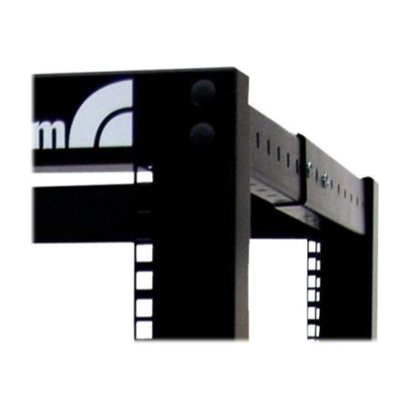 12U Adjustable 4 Post Open Server Equipment Rack