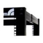 12U Adjustable 4 Post Open Server Equipment Rack