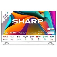 Refurbished Sharp 55" 4K Ultra HD with HDR Freeview LED Smart TV