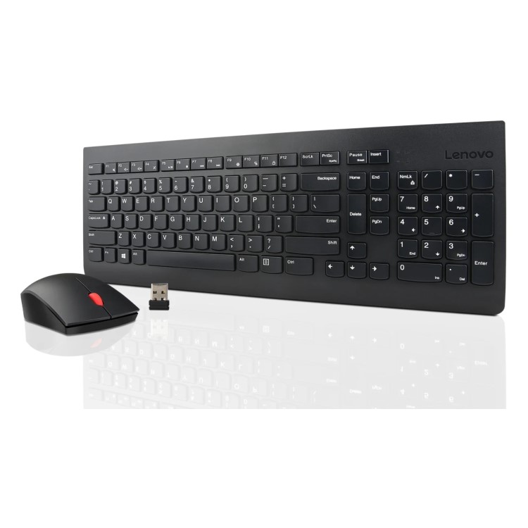 Lenovo Professional Wireless Keyboard and Mouse Combo Black