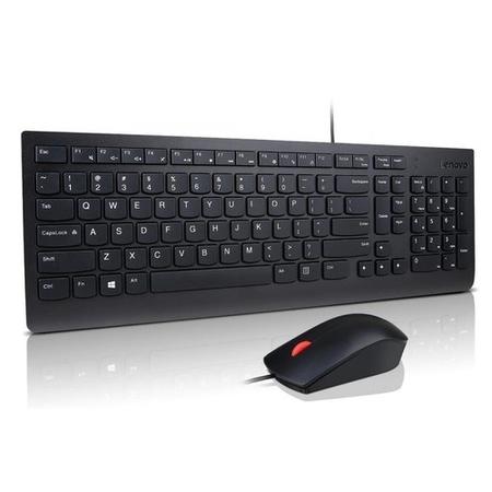 Box Opened Lenovo Essential Wired Keyboard and Mouse Combo - UK English