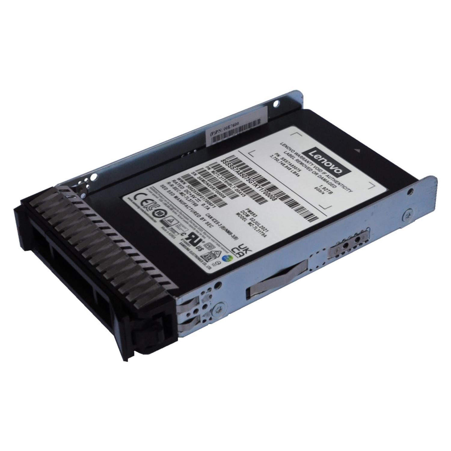 ThinkSystem 2.5 Vendor Read Intensive SATA 6Gb HS SSD v2
