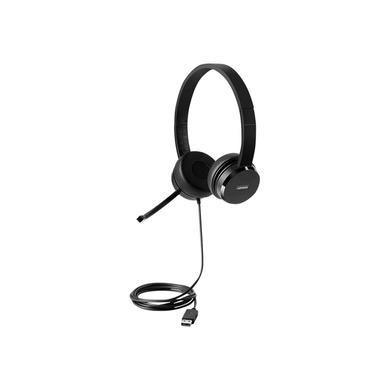 Lenovo 100 Double Sided On-ear Stereo USB with Microphone Headset