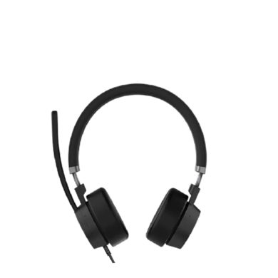 Lenovo Go Wired Noise Cancelling Headset in Black