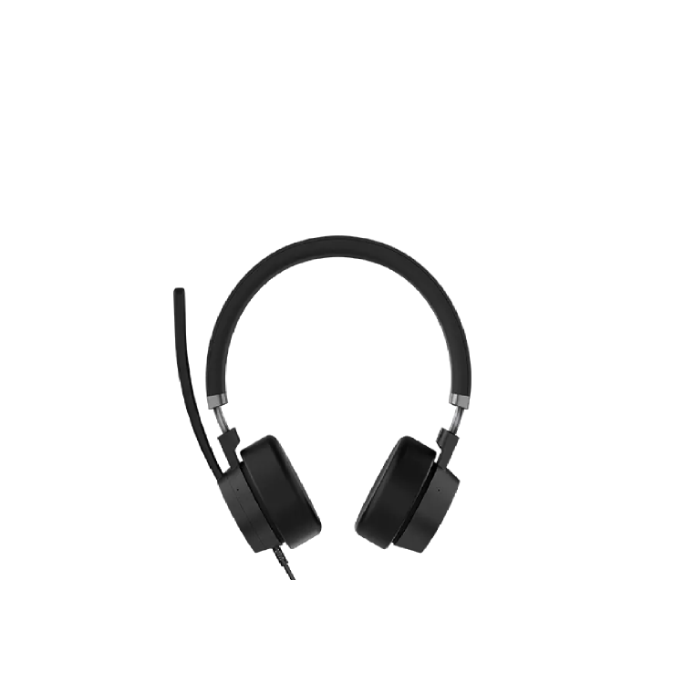 Lenovo Go Wired Noise Cancelling Headset in Black