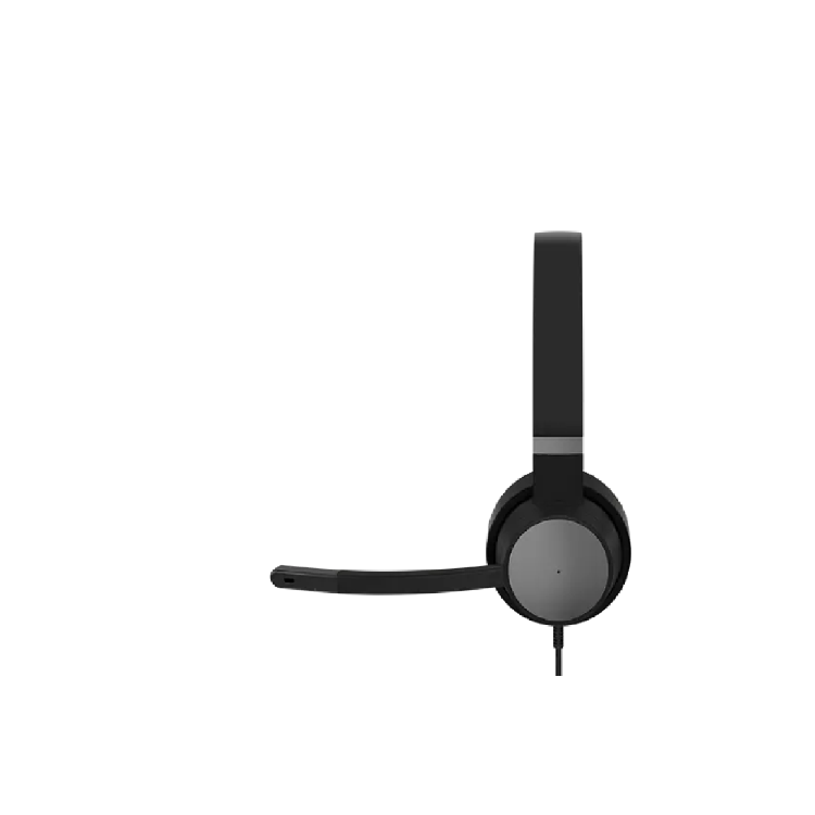 Lenovo Go Wired Noise Cancelling Headset in Black