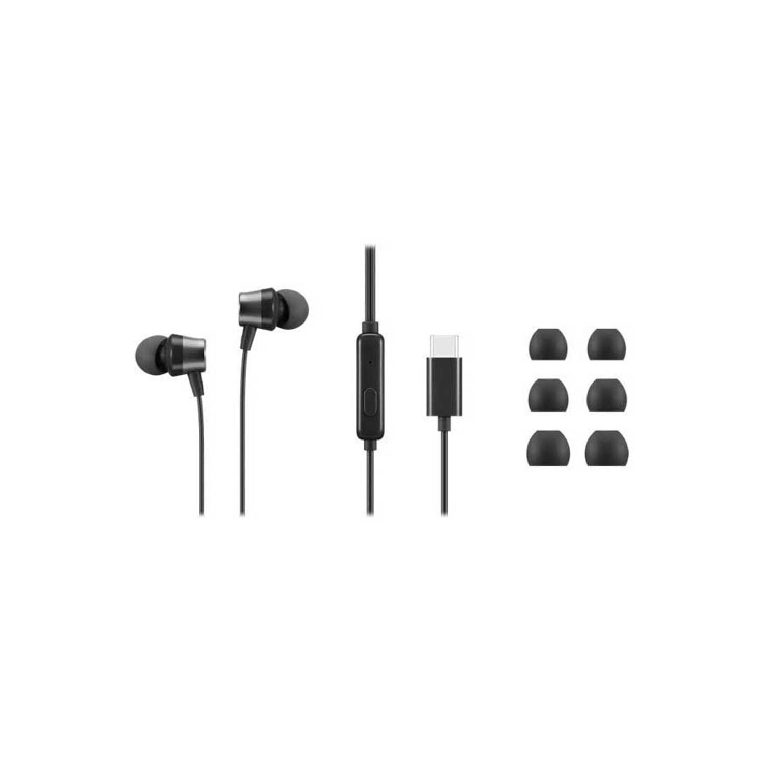 USB C Wired Ear Headphones inline control