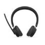 Lenovo 6550 - Headset - on-ear - Bluetooth - wireless - active noise cancelling - black - Certified for Microsoft Teams