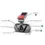 electriQ 1080P Dash Cam with Ambarella Processor 160 Degree Angle View G Sensor 2.7 Inch   Screen and GPS Module