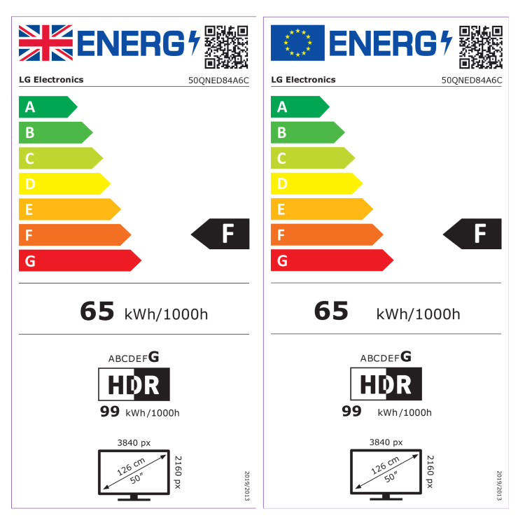 LG QNED84A 50 inch 4K Ultra HD Smart TV