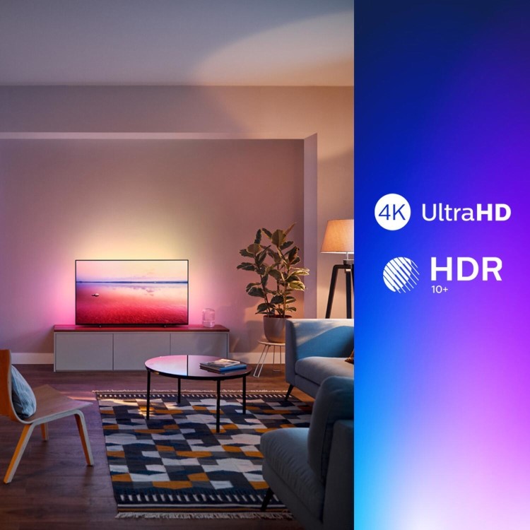 Refurbished Philips 43" 4K Ultra HD with HDR10+ LED Freeview Play Smart TV without Stand