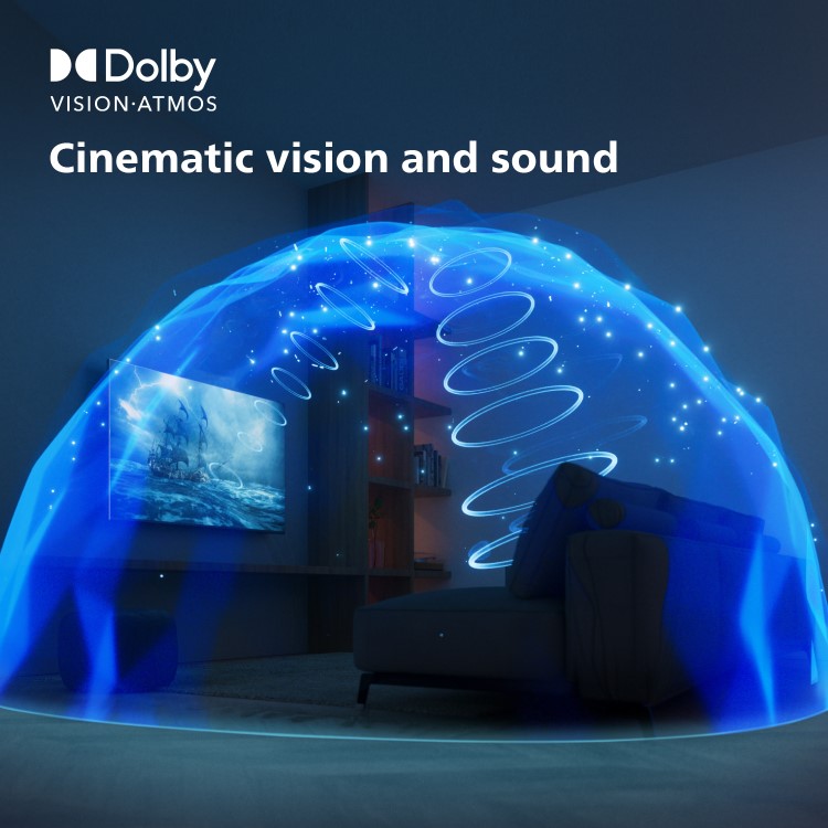 Philips PUS7608 50 inch LED 4K HDR Smart TV with Dolby Atmos