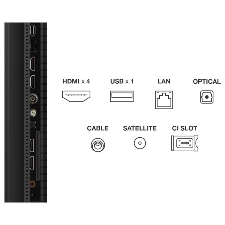 TCL 50Q6C-UK 50 Inch QLED 4K Ultra HD Smart TV  Dolby Vision & HDR10+