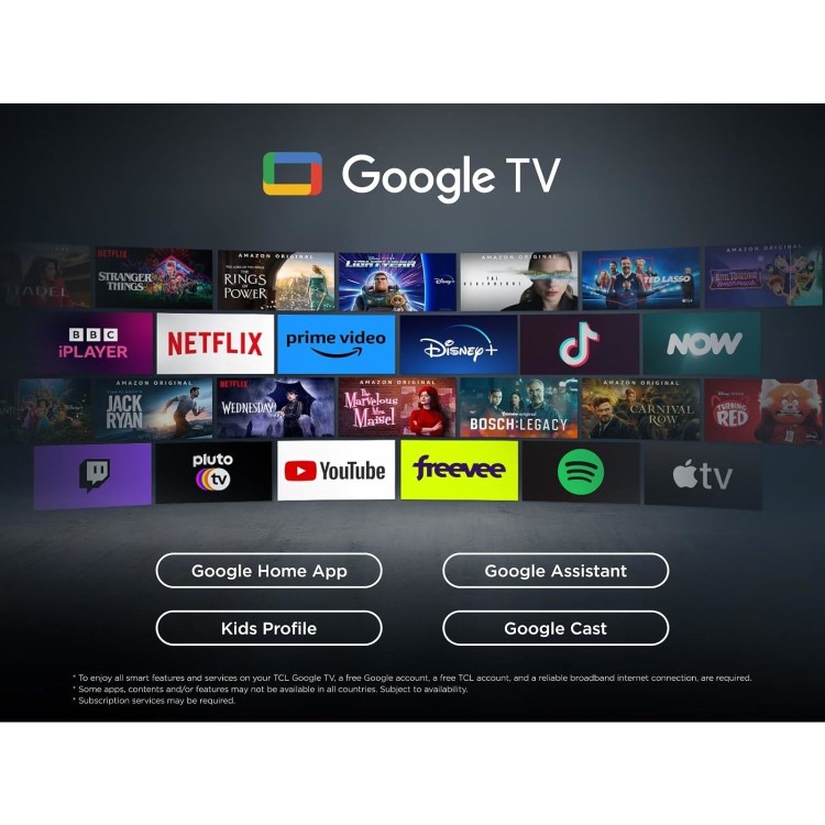 TCL 50Q6C-UK 50 Inch QLED 4K Ultra HD Smart TV  Dolby Vision & HDR10+