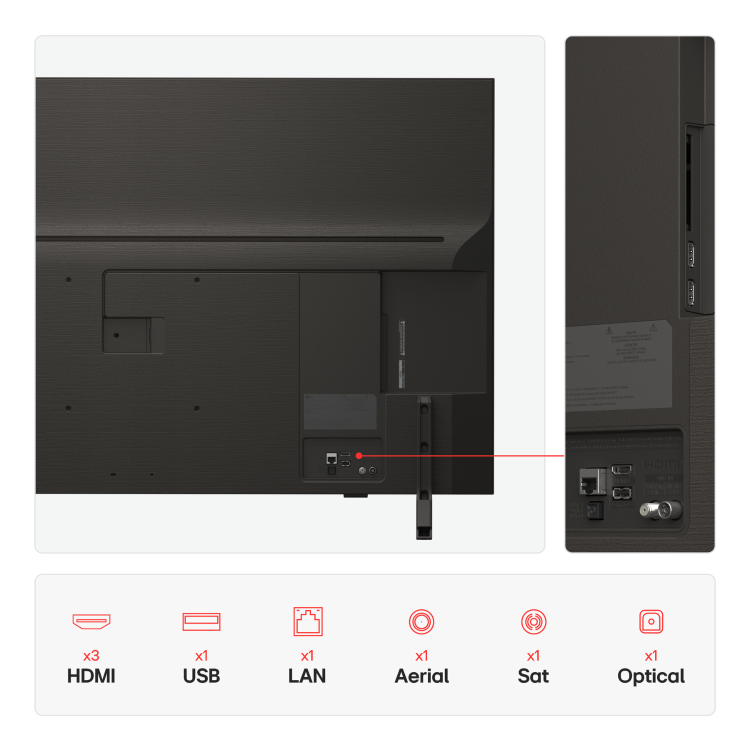 LG QNED84A 50 inch 4K Ultra HD Smart TV